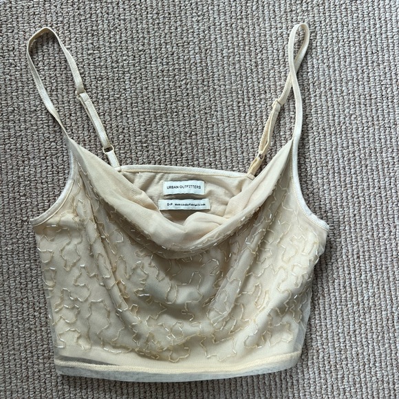 Urban Outfitters Tops - UO Beaded Cowl Neck Top